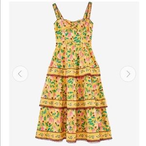 Farm Rio Midi Cashew Dress